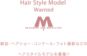 Hair Style Model Wanted